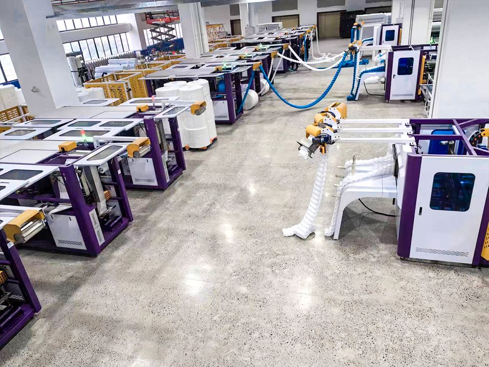 Fotos aus einem erfolgreichen Turnkey Matratzen -Werksprojekt