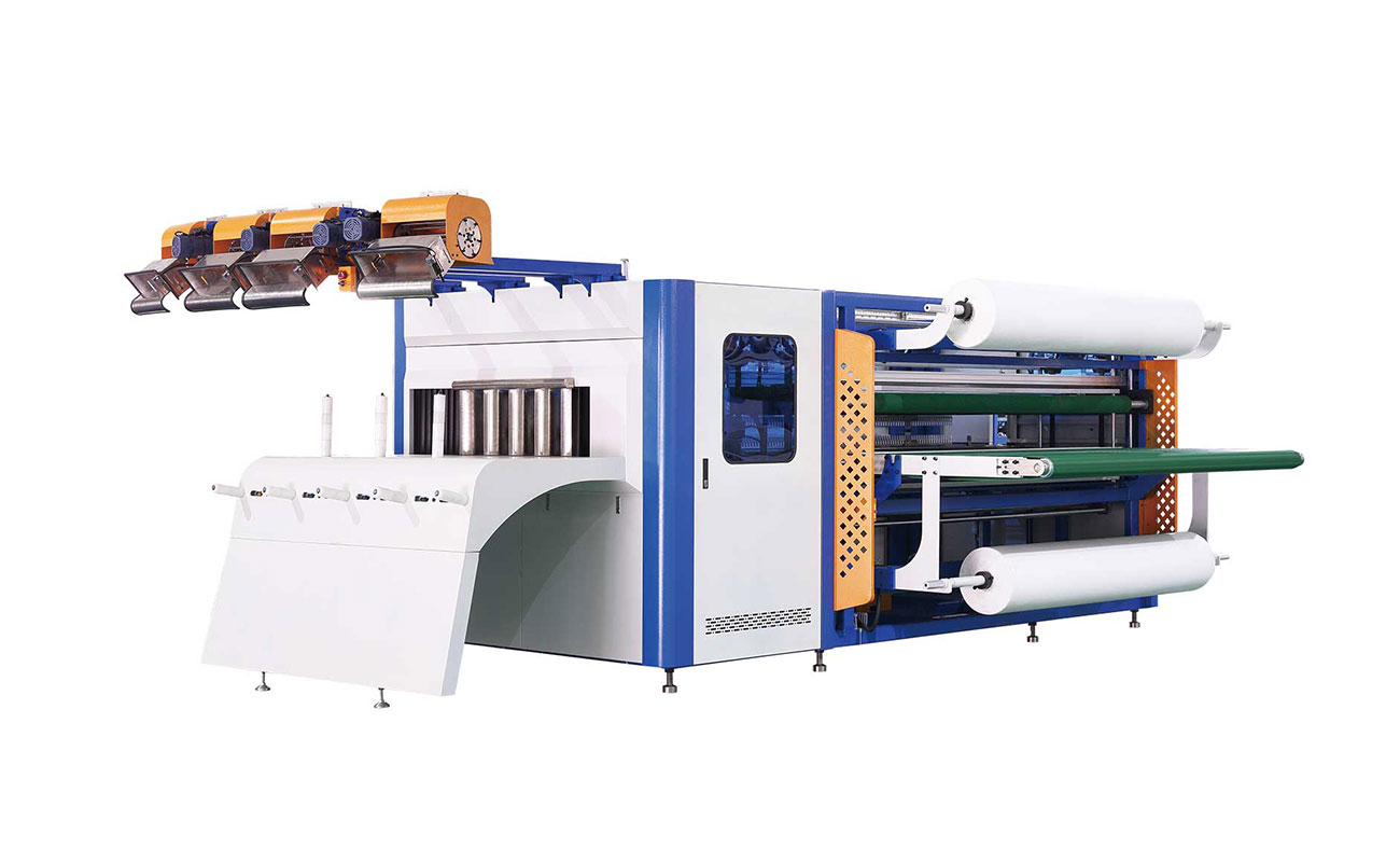 Hochgeschwindigkeit automatisch 4 F&uuml;tterungskan&auml;le Taschenfederbaugruppe Maschine 